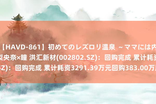 【HAVD-861】初めてのレズロリ温泉 ～ママには内緒のネコとタチ～ 南梨央奈×瞳 洪汇新材(002802.SZ)：回购完成 累计耗资3291.39万元回购383.00万股